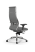 Кресло для руководителя Метта Samurai L1-11D - Infinity /Kc06/Wm06/D04P(M06.B32.G11.W03) (Серый)