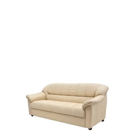 Диван офисный Монарх (V-400) 3-х местный с подлокотниками (Бежевый)