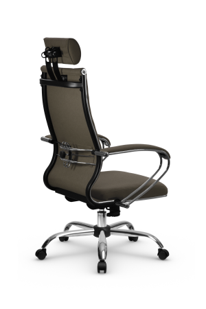 Кресло для руководителя Метта МЕТТА B 2m 34P/подл.127/осн.003 (Коричневый)